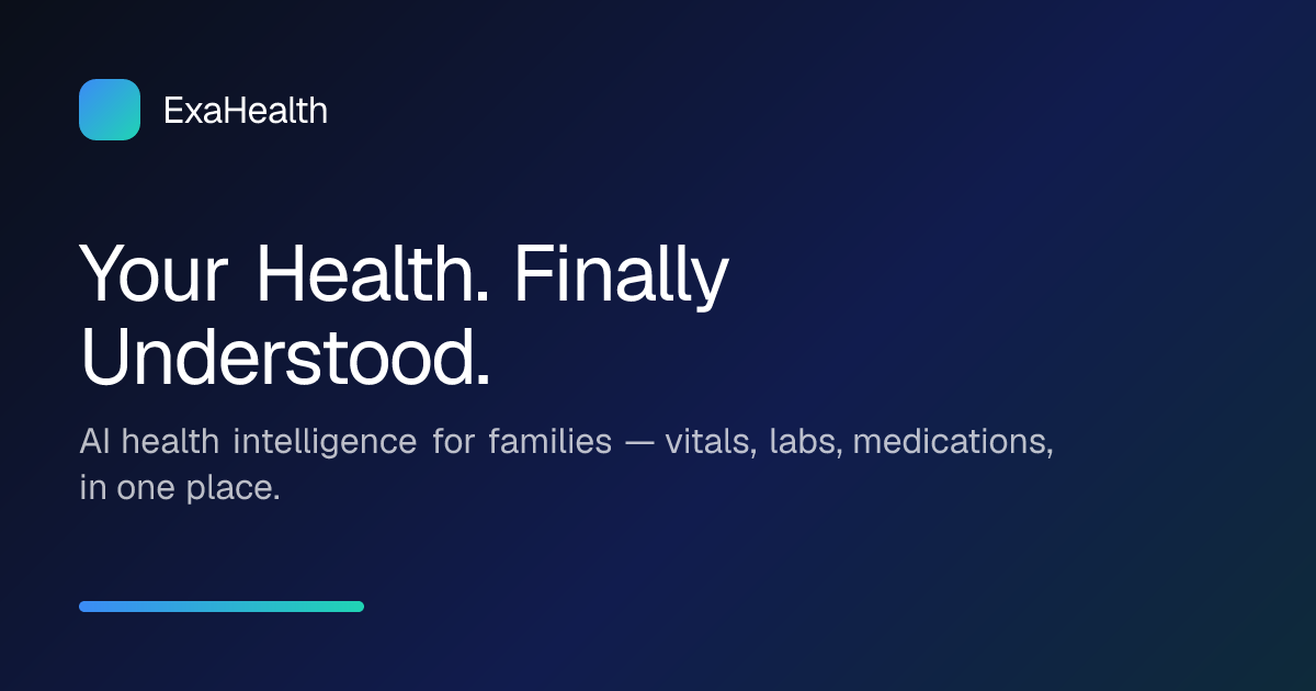 exahealth — 官网预览图